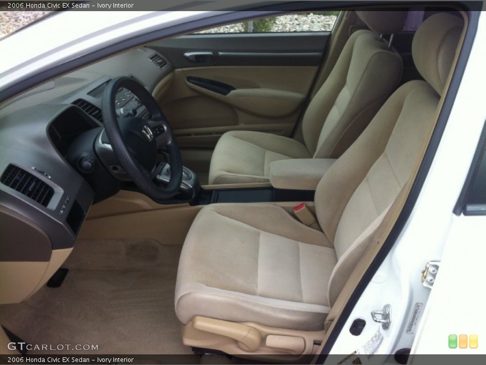 Ivory Interior Photo for the 2006 Honda Civic EX Sedan #80875069