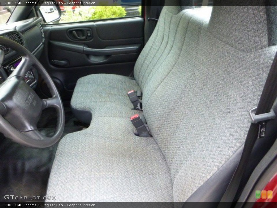 Graphite Interior Front Seat for the 2002 GMC Sonoma SL Regular Cab #80875652