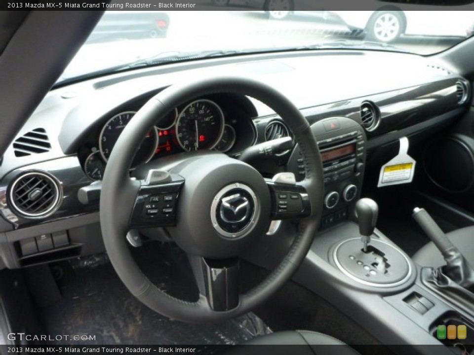 Black Interior Dashboard for the 2013 Mazda MX-5 Miata Grand Touring Roadster #80875983