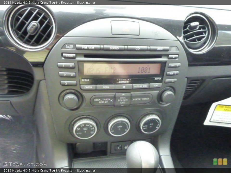 Black Interior Controls for the 2013 Mazda MX-5 Miata Grand Touring Roadster #80876091