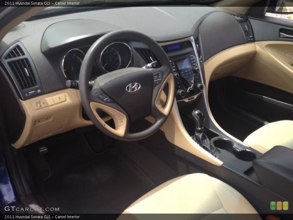 Camel Interior Prime Interior for the 2011 Hyundai Sonata GLS #80876700