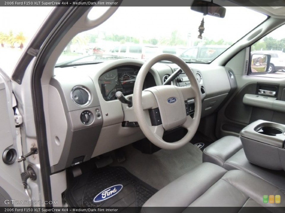 Medium/Dark Flint Interior Prime Interior for the 2006 Ford F150 XLT SuperCrew 4x4 #80878797