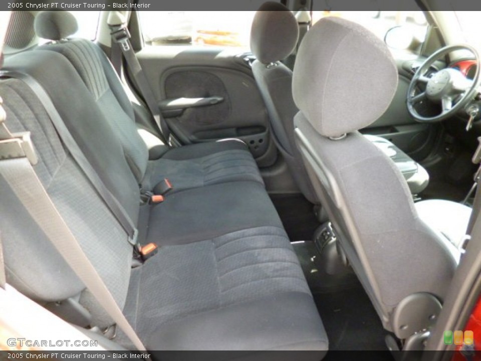 Black Interior Rear Seat for the 2005 Chrysler PT Cruiser Touring #80879049