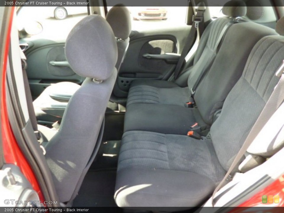 Black Interior Rear Seat for the 2005 Chrysler PT Cruiser Touring #80879092