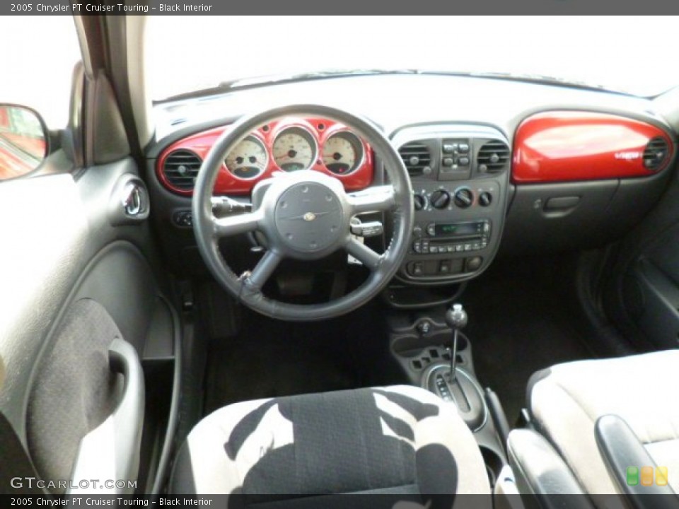 Black Interior Dashboard for the 2005 Chrysler PT Cruiser Touring #80879114