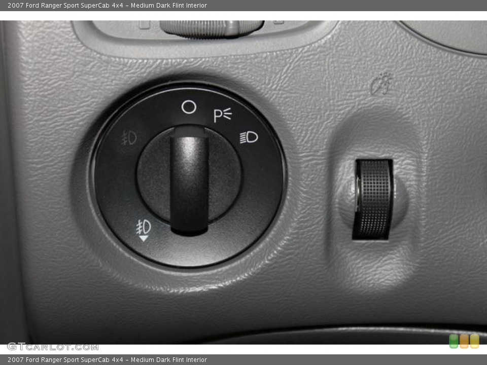 Medium Dark Flint Interior Controls for the 2007 Ford Ranger Sport SuperCab 4x4 #80879614