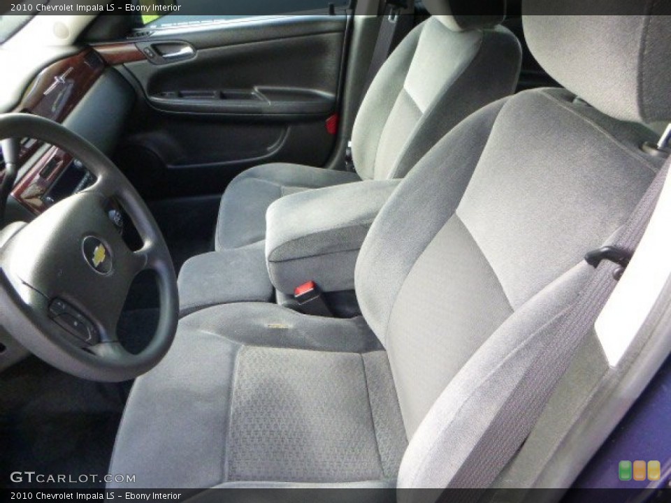 Ebony Interior Photo for the 2010 Chevrolet Impala LS #80880496