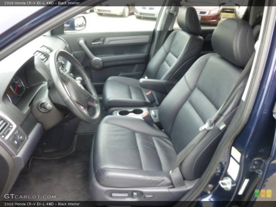 Black Interior Photo for the 2009 Honda CR-V EX-L 4WD #80880589