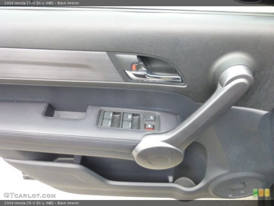 Black Interior Door Panel for the 2009 Honda CR-V EX-L 4WD #80880639