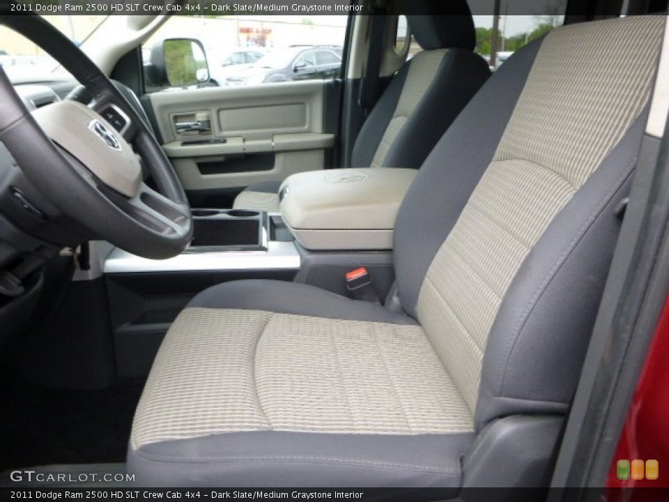 Dark Slate/Medium Graystone Interior Photo for the 2011 Dodge Ram 2500 HD SLT Crew Cab 4x4 #80880941