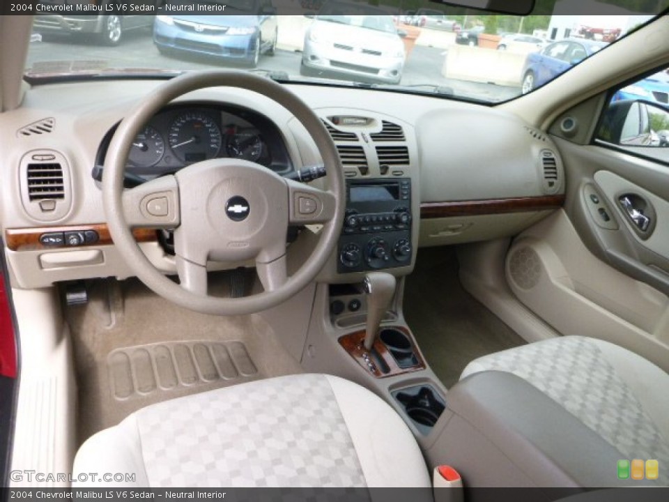 Neutral Interior Prime Interior for the 2004 Chevrolet Malibu LS V6 Sedan #80882038