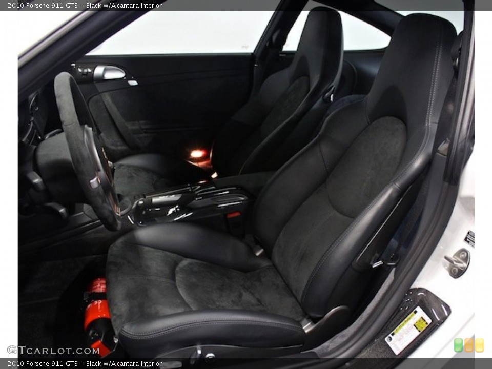 Black w/Alcantara Interior Front Seat for the 2010 Porsche 911 GT3 #80882227