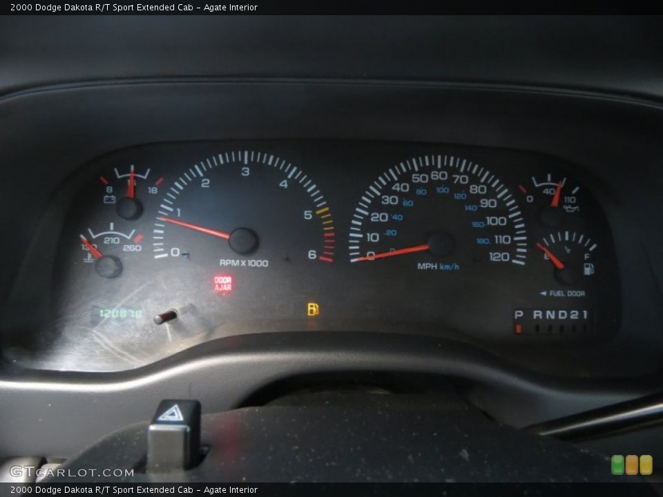 Agate Interior Gauges for the 2000 Dodge Dakota R/T Sport Extended Cab #80882425