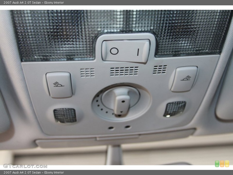 Ebony Interior Controls for the 2007 Audi A4 2.0T Sedan #80885137