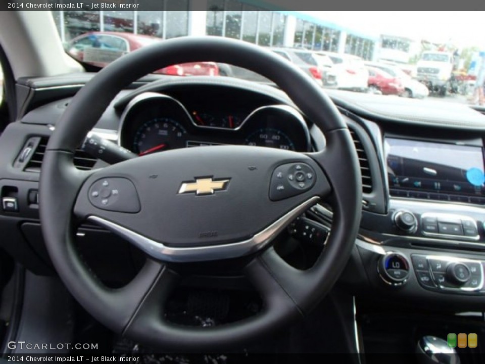 Jet Black Interior Steering Wheel for the 2014 Chevrolet Impala LT #80885149