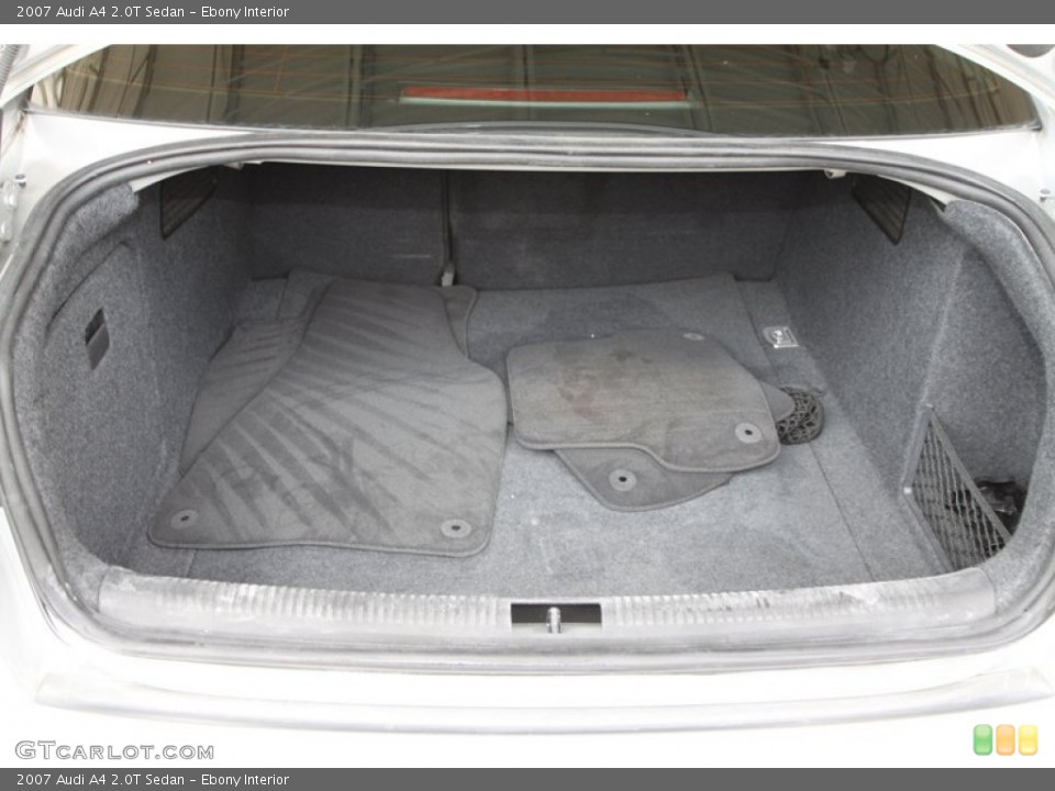 Ebony Interior Trunk for the 2007 Audi A4 2.0T Sedan #80885207
