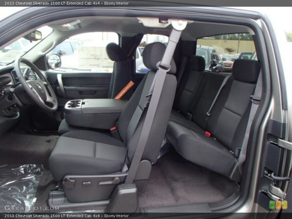 Ebony Interior Photo for the 2013 Chevrolet Silverado 1500 LT Extended Cab 4x4 #80887947