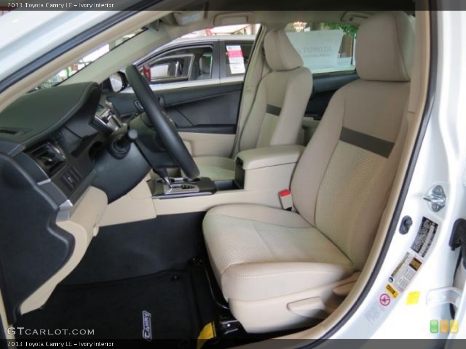 Ivory Interior Photo for the 2013 Toyota Camry LE #80888126