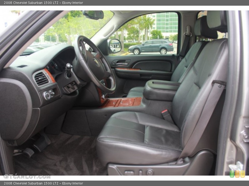Ebony Interior Photo for the 2008 Chevrolet Suburban 1500 LTZ #80888533