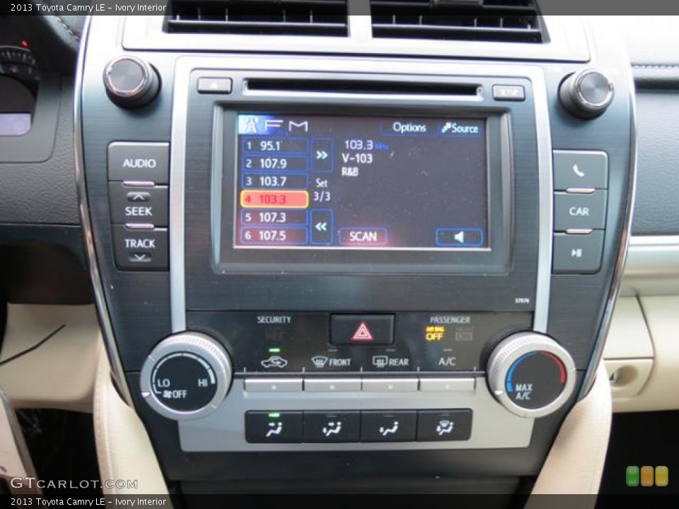 Ivory Interior Controls for the 2013 Toyota Camry LE #80888577