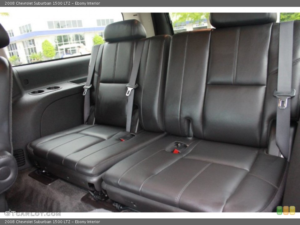 Ebony Interior Rear Seat for the 2008 Chevrolet Suburban 1500 LTZ #80888581