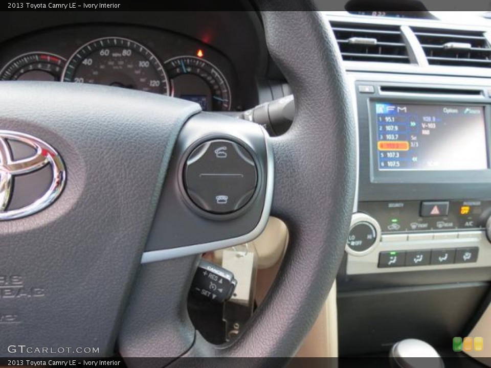 Ivory Interior Controls for the 2013 Toyota Camry LE #80888635