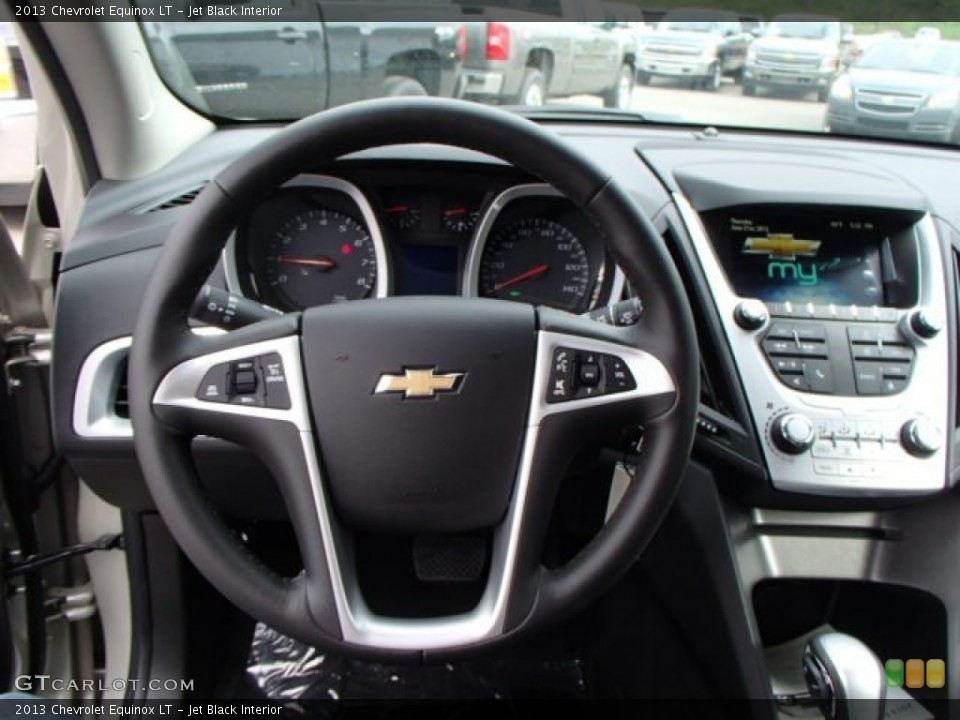 Jet Black Interior Steering Wheel for the 2013 Chevrolet Equinox LT #80888926