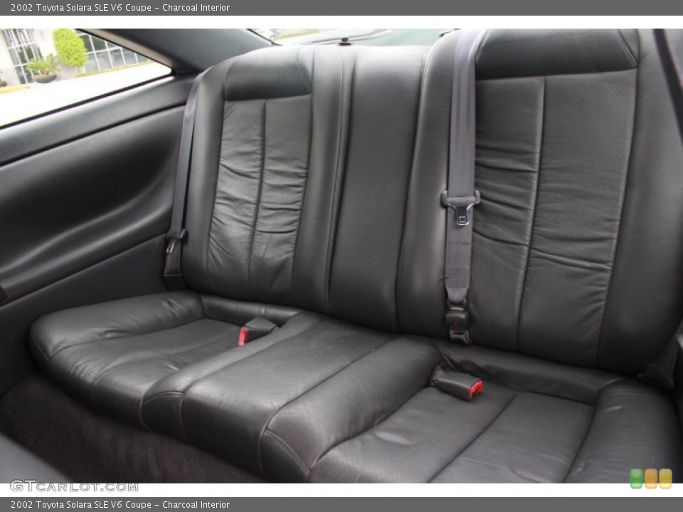 Charcoal Interior Rear Seat for the 2002 Toyota Solara SLE V6 Coupe #80889085