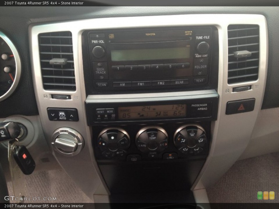 Stone Interior Controls for the 2007 Toyota 4Runner SR5 4x4 #80889892