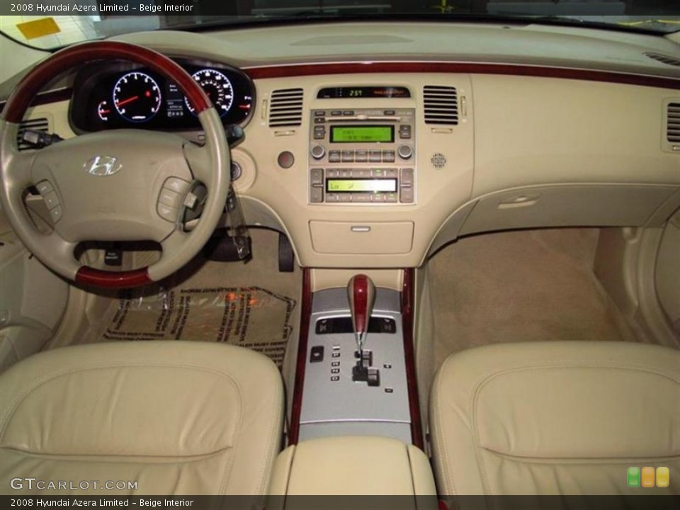 Beige Interior Dashboard for the 2008 Hyundai Azera Limited #80890465