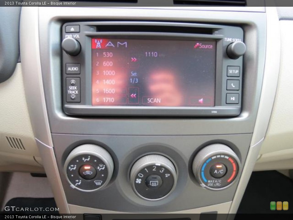 Bisque Interior Audio System for the 2013 Toyota Corolla LE #80892631