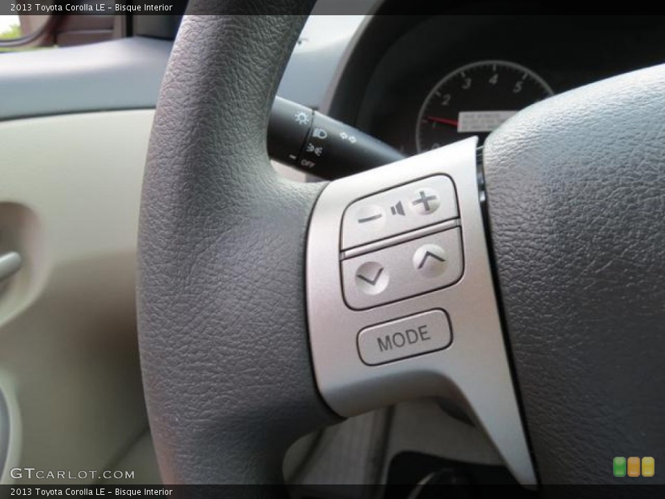 Bisque Interior Controls for the 2013 Toyota Corolla LE #80892657