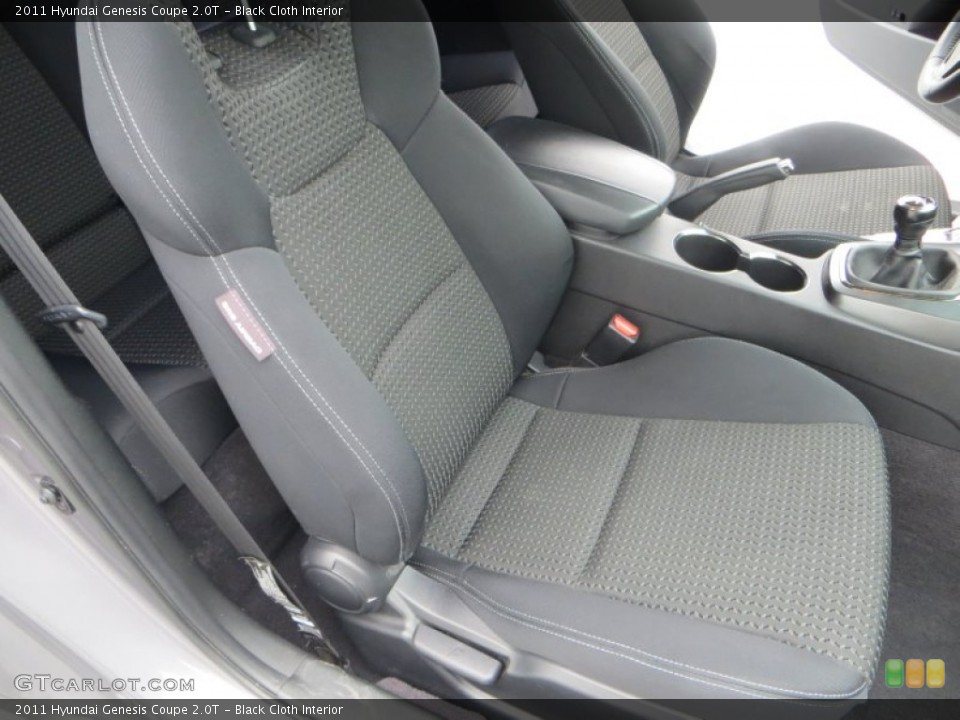 Black Cloth Interior Front Seat for the 2011 Hyundai Genesis Coupe 2.0T #80892955
