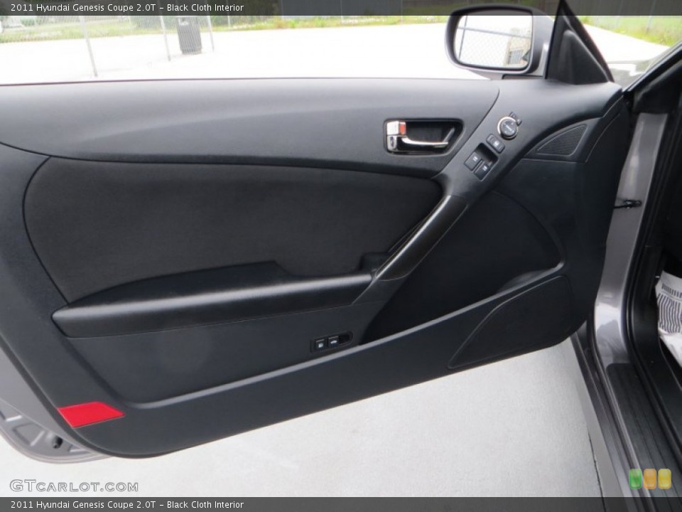 Black Cloth Interior Door Panel for the 2011 Hyundai Genesis Coupe 2.0T #80892979