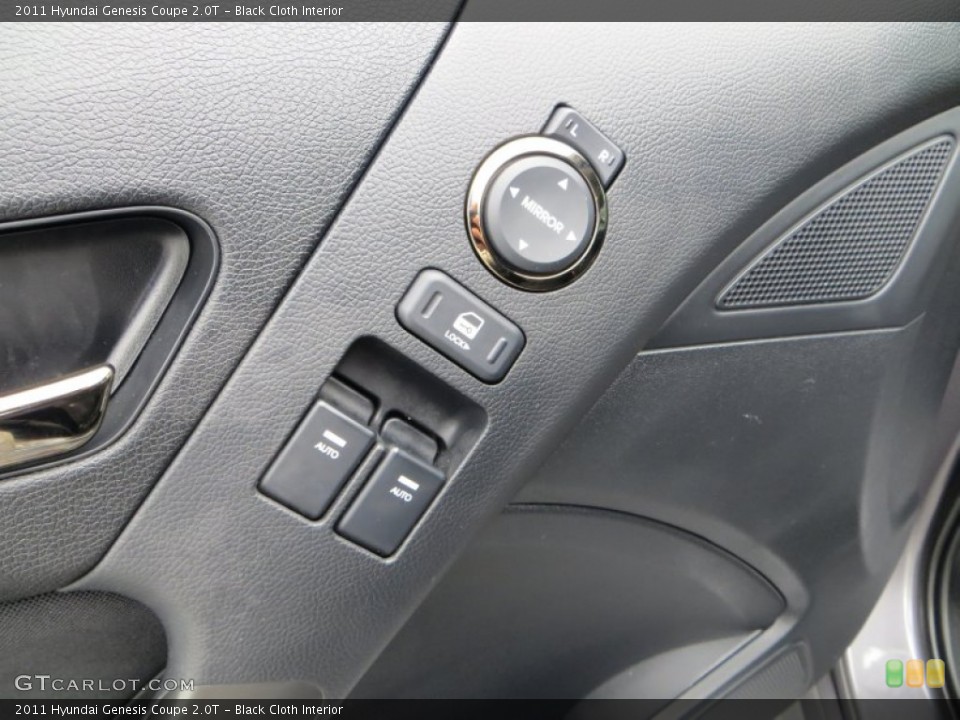 Black Cloth Interior Controls for the 2011 Hyundai Genesis Coupe 2.0T #80892988