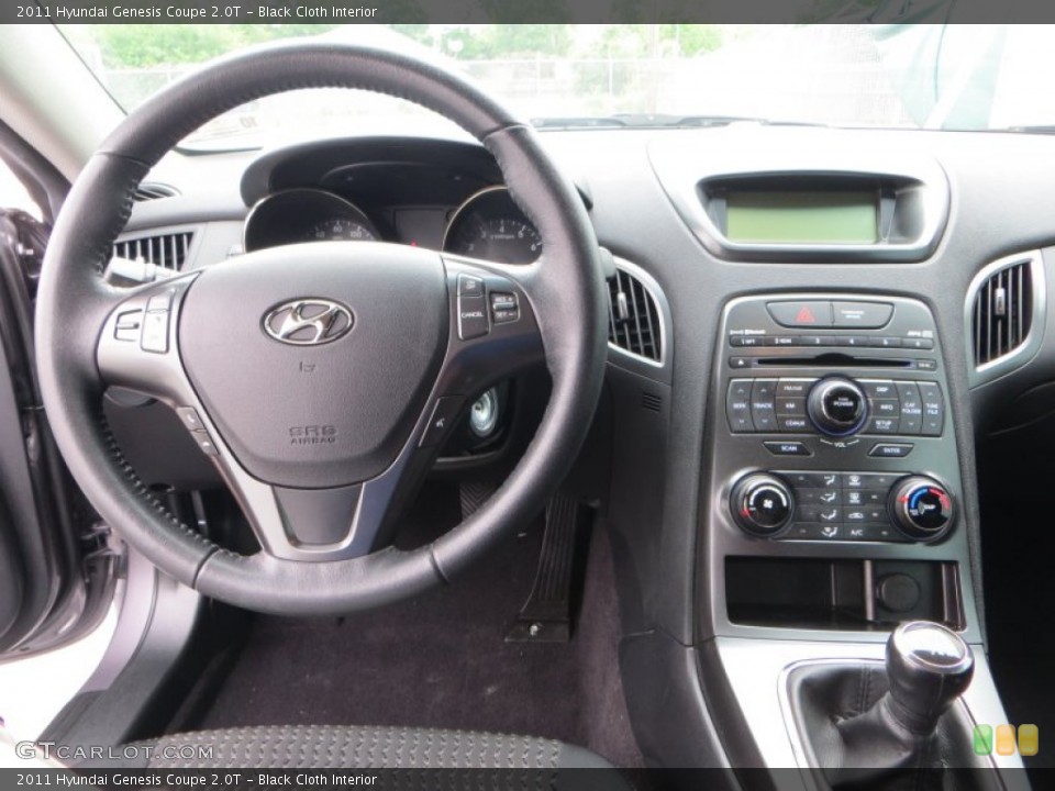 Black Cloth Interior Dashboard for the 2011 Hyundai Genesis Coupe 2.0T #80893018