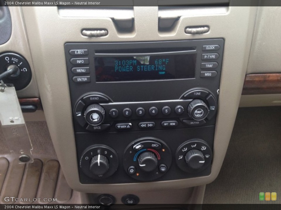 Neutral Interior Controls for the 2004 Chevrolet Malibu Maxx LS Wagon #80893276