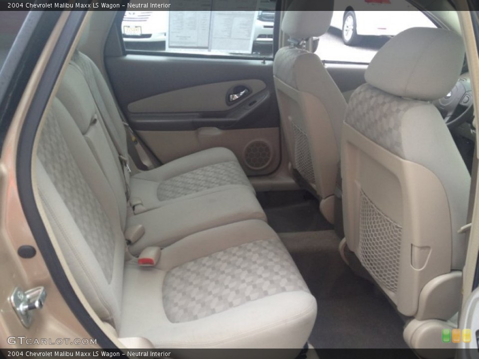 Neutral Interior Rear Seat for the 2004 Chevrolet Malibu Maxx LS Wagon #80893303