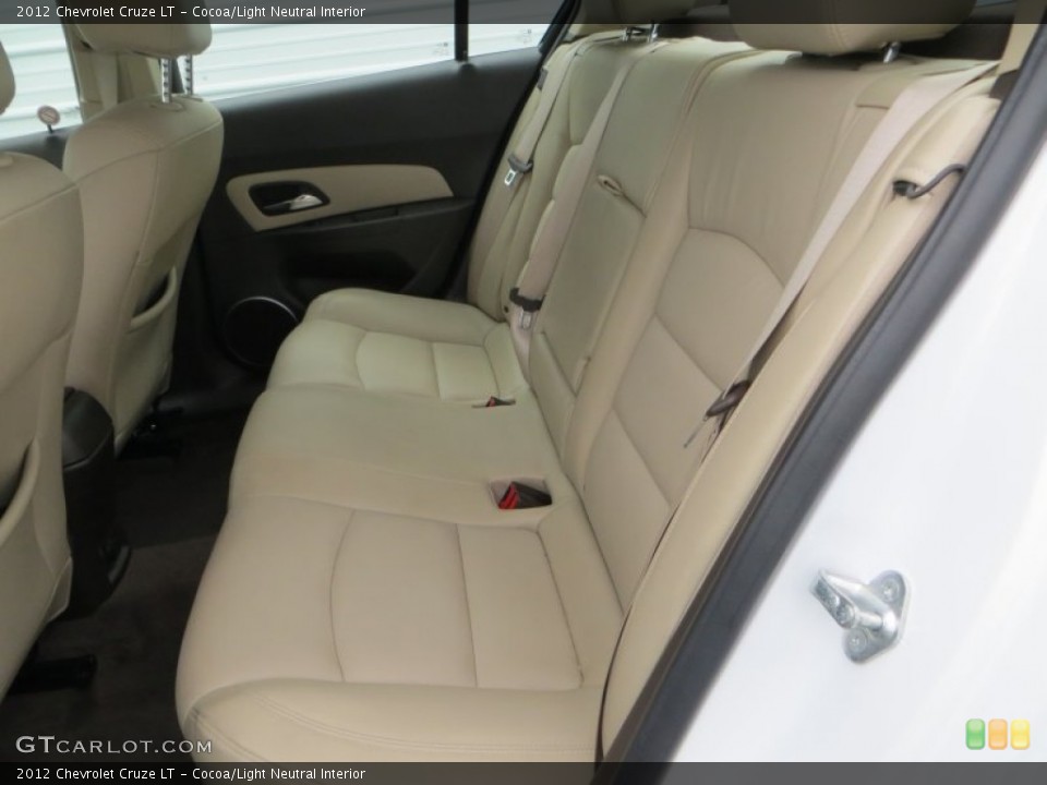 Cocoa/Light Neutral Interior Rear Seat for the 2012 Chevrolet Cruze LT #80893957