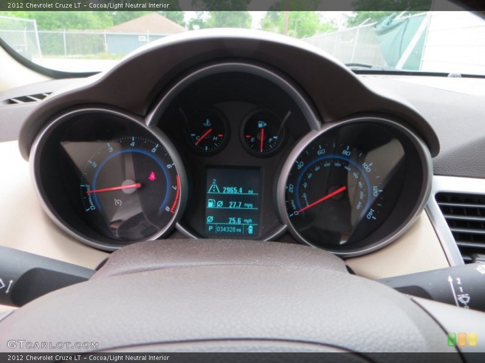 Cocoa/Light Neutral Interior Gauges for the 2012 Chevrolet Cruze LT #80894011