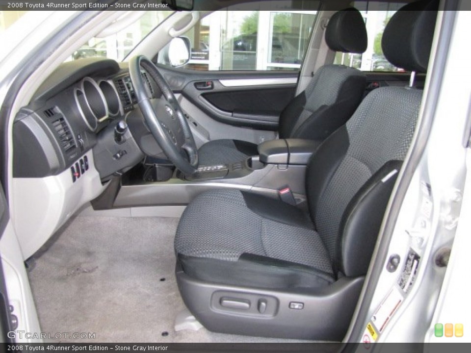 Stone Gray Interior Photo for the 2008 Toyota 4Runner Sport Edition #80894080
