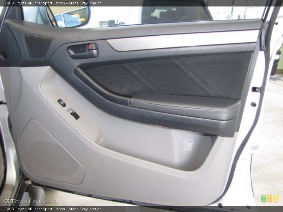 Stone Gray Interior Door Panel for the 2008 Toyota 4Runner Sport Edition #80894305