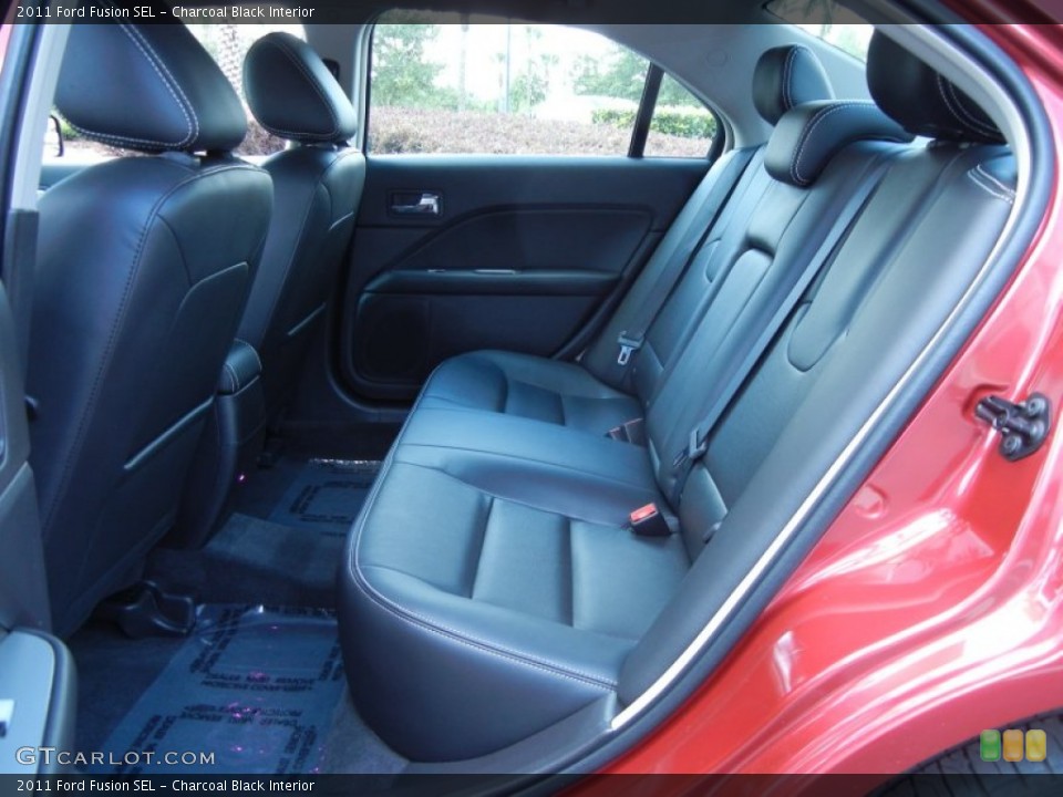 Charcoal Black Interior Rear Seat for the 2011 Ford Fusion SEL #80896079