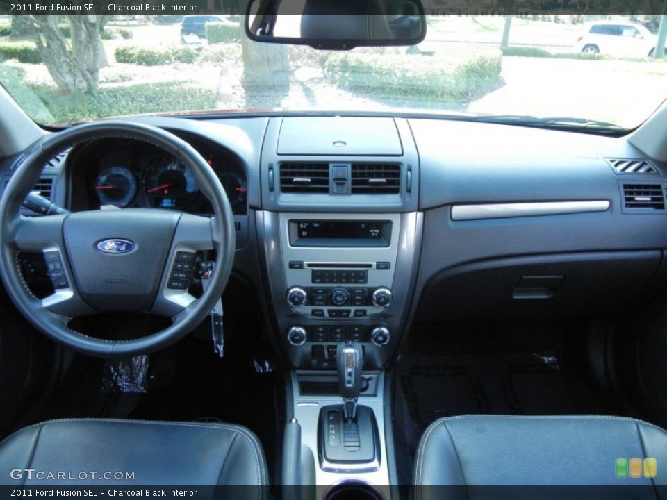 Charcoal Black Interior Dashboard for the 2011 Ford Fusion SEL #80896170