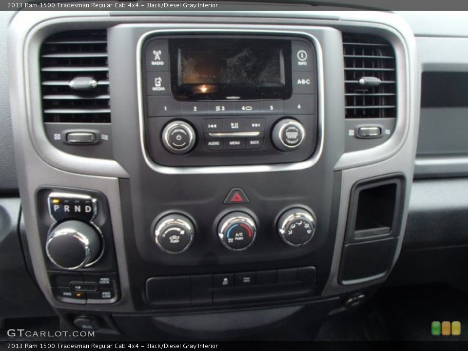 Black/Diesel Gray Interior Controls for the 2013 Ram 1500 Tradesman Regular Cab 4x4 #80896470