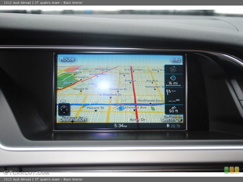 Black Interior Navigation for the 2013 Audi Allroad 2.0T quattro Avant #80896979