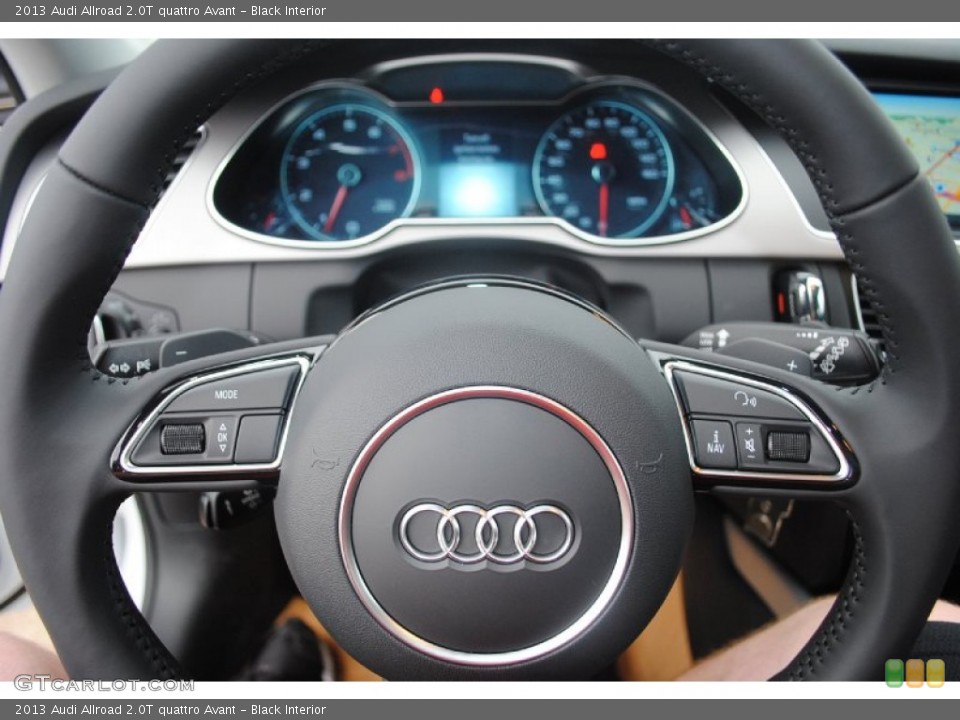 Black Interior Steering Wheel for the 2013 Audi Allroad 2.0T quattro Avant #80897031