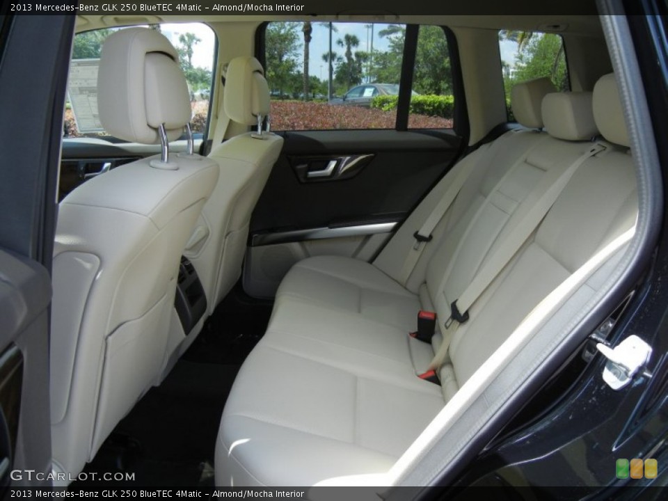 Almond/Mocha Interior Rear Seat for the 2013 Mercedes-Benz GLK 250 BlueTEC 4Matic #80897908