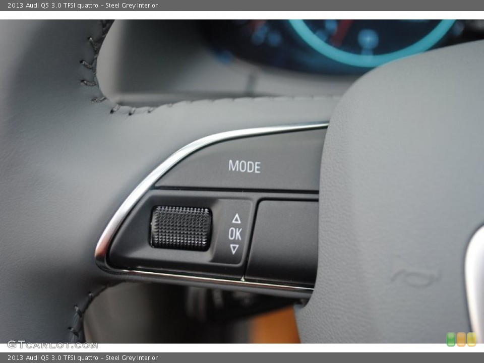Steel Grey Interior Controls for the 2013 Audi Q5 3.0 TFSI quattro #80898617