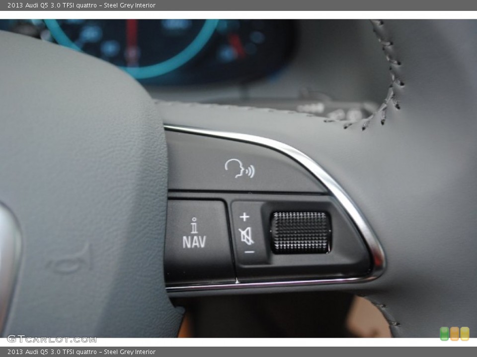 Steel Grey Interior Controls for the 2013 Audi Q5 3.0 TFSI quattro #80898636